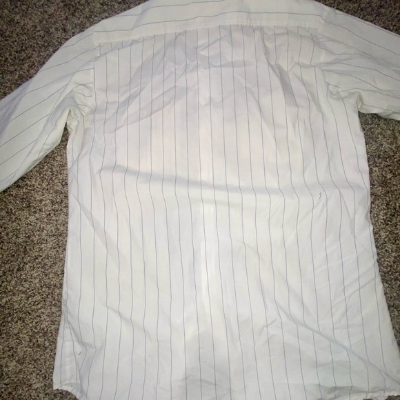 USPS BUTTON DOWN PINSTRIPE DRESS UNIFORM SHIRT - Picture 6 of 9
